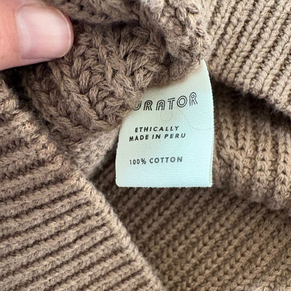 Curator SF Oversized Chunky Knit Sweater - Picture 3 of 3